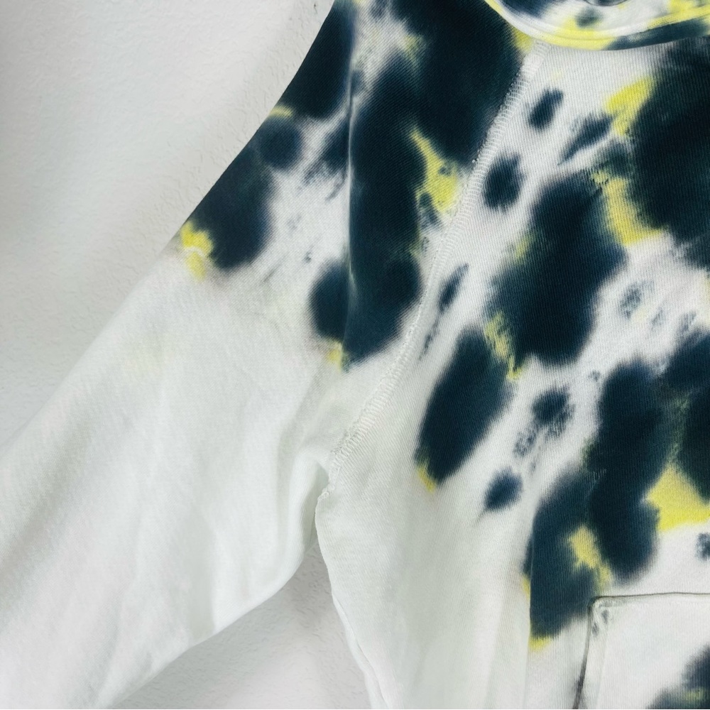 NWT Hudson Shrunken Hoodie in Electric Citron navy long sleeve - Picture 14 of 14